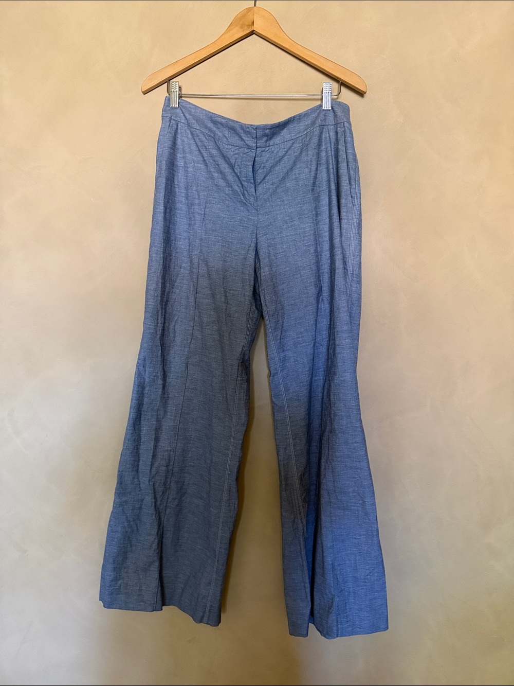Lafayette 148 New York Cotton Chambry Color Pants size 10